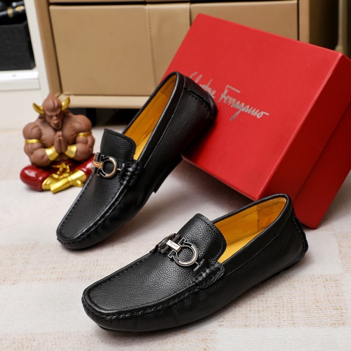 Cheap Salvatore Ferragamo Leather Shoes For Men #1209565 Replica Wholesale [$72.00 USD] [ITEM#1209565] on Replica Salvatore Ferragamo Leather Shoes