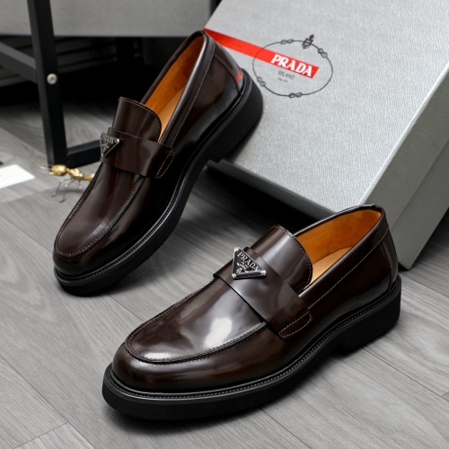 Cheap Prada Leather Shoes For Men #1209568 Replica Wholesale [$85.00 USD] [ITEM#1209568] on Replica Prada Leather Shoes