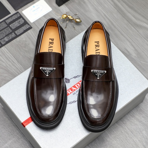 Cheap Prada Leather Shoes For Men #1209568 Replica Wholesale [$85.00 USD] [ITEM#1209568] on Replica Prada Leather Shoes