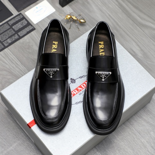 Cheap Prada Leather Shoes For Men #1209569 Replica Wholesale [$85.00 USD] [ITEM#1209569] on Replica Prada Leather Shoes