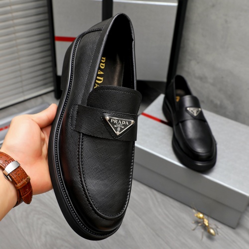 Cheap Prada Leather Shoes For Men #1209570 Replica Wholesale [$85.00 USD] [ITEM#1209570] on Replica Prada Leather Shoes