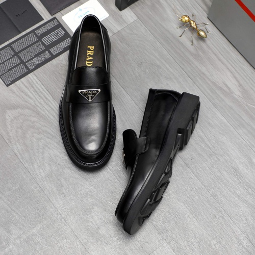 Cheap Prada Leather Shoes For Men #1209571 Replica Wholesale [$85.00 USD] [ITEM#1209571] on Replica Prada Leather Shoes