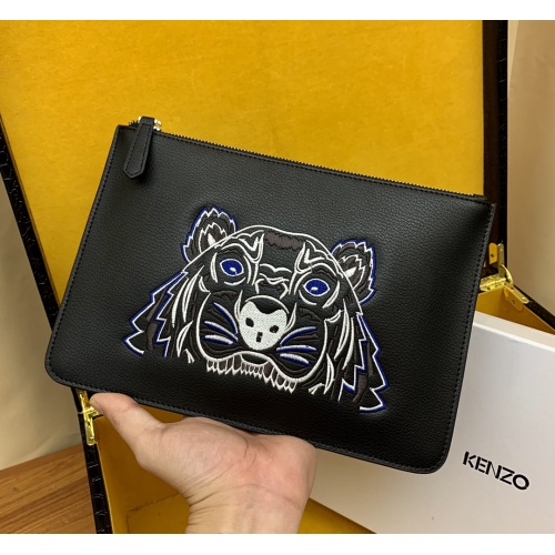 Cheap Kenzo AAA Man Wallets #1209573 Replica Wholesale [$52.00 USD] [ITEM#1209573] on Replica Kenzo AAA Man Wallets