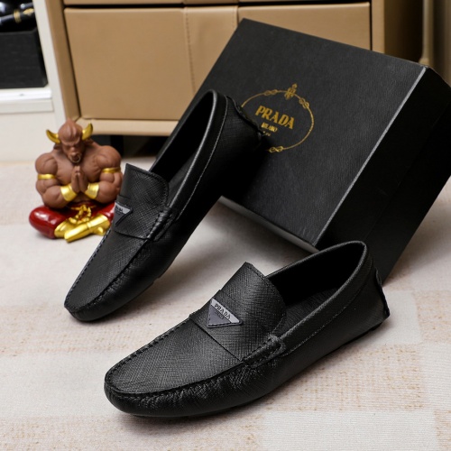 Cheap Prada Leather Shoes For Men #1209576 Replica Wholesale [$72.00 USD] [ITEM#1209576] on Replica Prada Leather Shoes