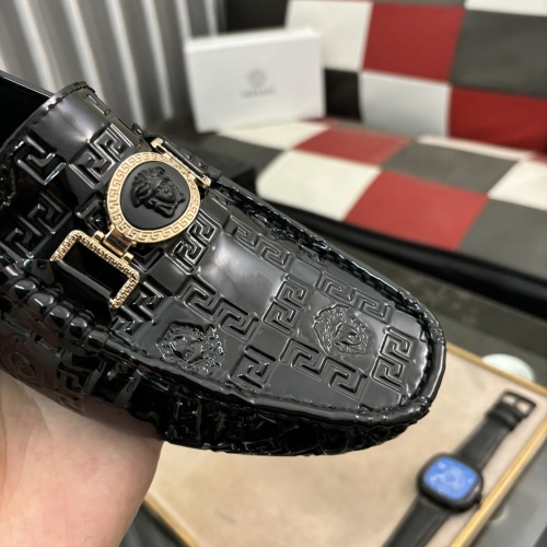 Cheap Versace Leather Shoes For Men #1209629 Replica Wholesale [$72.00 USD] [ITEM#1209629] on Replica Versace Leather Shoes