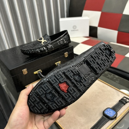 Cheap Versace Leather Shoes For Men #1209629 Replica Wholesale [$72.00 USD] [ITEM#1209629] on Replica Versace Leather Shoes