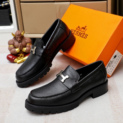 Cheap Hermes Leather Shoes For Men #1209637 Replica Wholesale [$82.00 USD] [ITEM#1209637] on Replica Hermes Leather Shoes