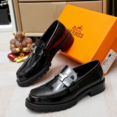 Cheap Hermes Leather Shoes For Men #1209638 Replica Wholesale [$82.00 USD] [ITEM#1209638] on Replica Hermes Leather Shoes