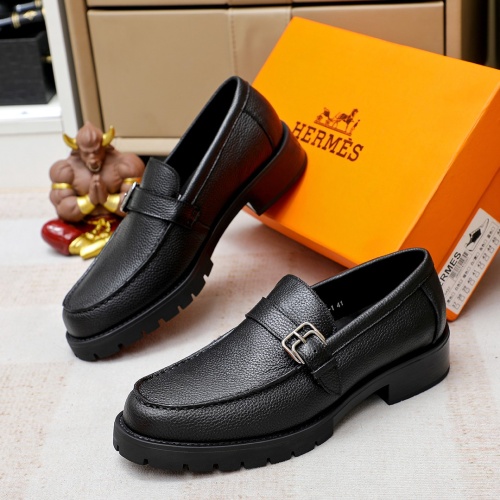 Cheap Hermes Leather Shoes For Men #1209641 Replica Wholesale [$82.00 USD] [ITEM#1209641] on Replica Hermes Leather Shoes