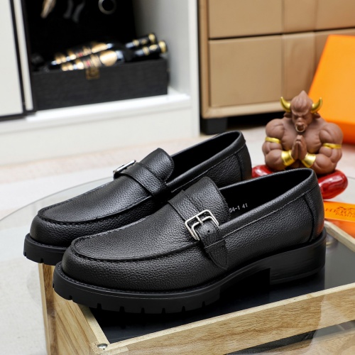 Cheap Hermes Leather Shoes For Men #1209641 Replica Wholesale [$82.00 USD] [ITEM#1209641] on Replica Hermes Leather Shoes