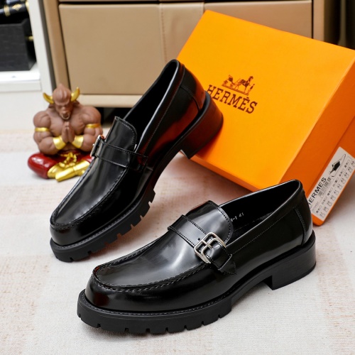 Cheap Hermes Leather Shoes For Men #1209642 Replica Wholesale [$82.00 USD] [ITEM#1209642] on Replica Hermes Leather Shoes