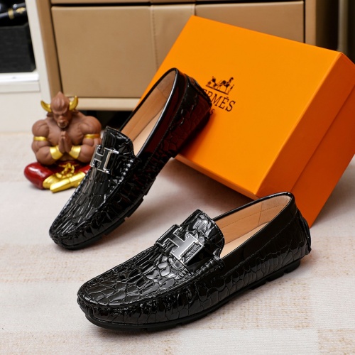 Cheap Hermes Leather Shoes For Men #1209644 Replica Wholesale [$68.00 USD] [ITEM#1209644] on Replica Hermes Leather Shoes