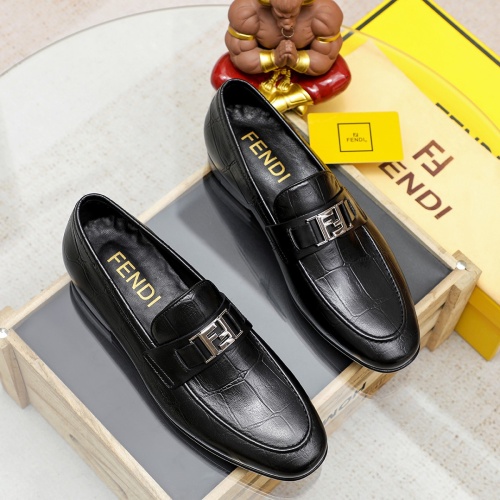 Cheap Fendi Leather Shoes For Men #1209663 Replica Wholesale [$80.00 USD] [ITEM#1209663] on Replica Fendi Leather Shoes