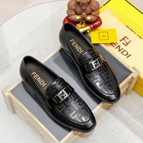 Cheap Fendi Leather Shoes For Men #1209668 Replica Wholesale [$80.00 USD] [ITEM#1209668] on Replica Fendi Leather Shoes