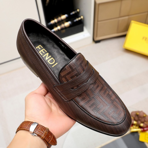 Cheap Fendi Leather Shoes For Men #1209671 Replica Wholesale [$80.00 USD] [ITEM#1209671] on Replica Fendi Leather Shoes