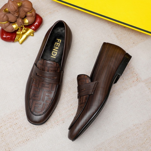 Cheap Fendi Leather Shoes For Men #1209671 Replica Wholesale [$80.00 USD] [ITEM#1209671] on Replica Fendi Leather Shoes