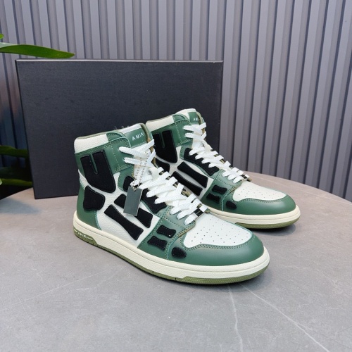 Cheap Amiri High Tops Shoes For Men #1209777 Replica Wholesale [$115.00 USD] [ITEM#1209777] on Replica Amiri High Tops Shoes