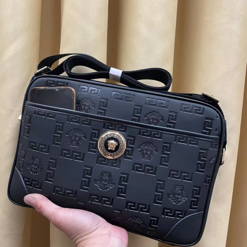 Cheap Versace AAA Man Messenger Bags #1209805 Replica Wholesale [$92.00 USD] [ITEM#1209805] on Replica Versace AAA Man Messenger Bags