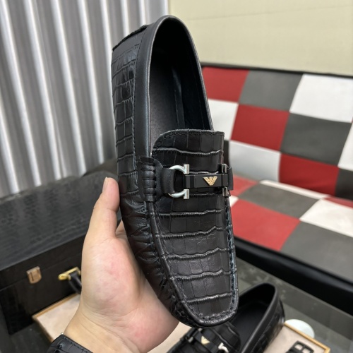 Cheap Armani Leather Shoes For Men #1209880 Replica Wholesale [$72.00 USD] [ITEM#1209880] on Replica Armani Leather Shoes