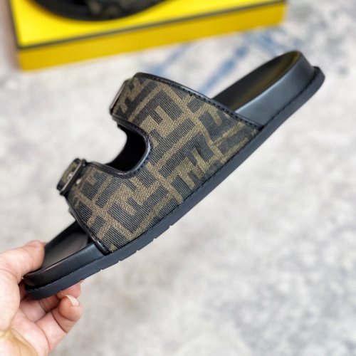 Cheap Fendi Slippers For Men #1209883 Replica Wholesale [$56.00 USD] [ITEM#1209883] on Replica Fendi Slippers