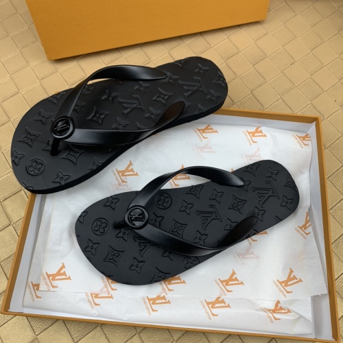 Cheap Louis Vuitton Slippers For Men #1209886 Replica Wholesale [$45.00 USD] [ITEM#1209886] on Replica Louis Vuitton Slippers