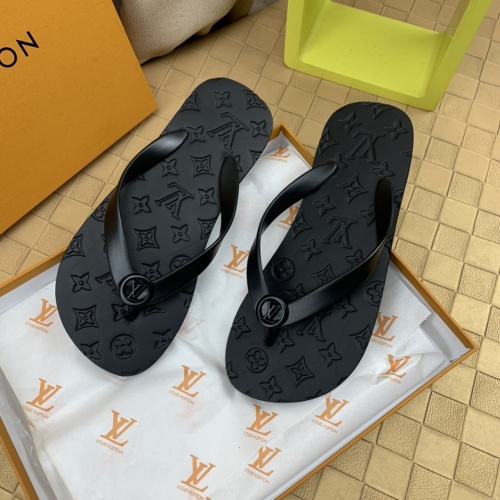 Cheap Louis Vuitton Slippers For Men #1209886 Replica Wholesale [$45.00 USD] [ITEM#1209886] on Replica Louis Vuitton Slippers