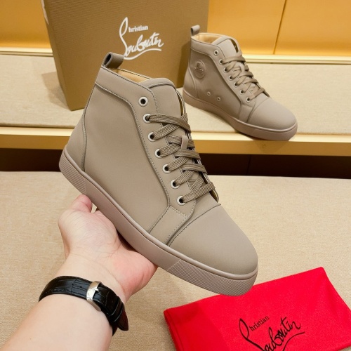 Cheap Christian Louboutin High Top Shoes For Men #1209930 Replica Wholesale [$80.00 USD] [ITEM#1209930] on Replica Christian Louboutin High Top Shoes