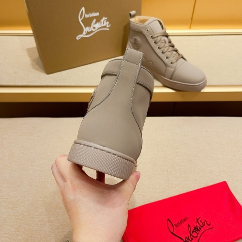 Cheap Christian Louboutin High Top Shoes For Men #1209930 Replica Wholesale [$80.00 USD] [ITEM#1209930] on Replica Christian Louboutin High Top Shoes