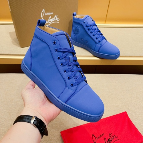 Cheap Christian Louboutin High Top Shoes For Men #1209931 Replica Wholesale [$80.00 USD] [ITEM#1209931] on Replica Christian Louboutin High Top Shoes