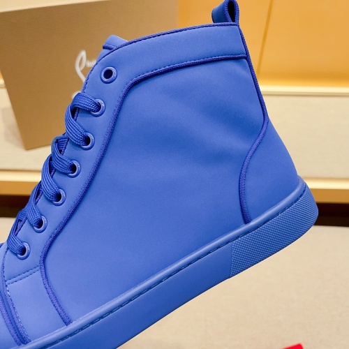 Cheap Christian Louboutin High Top Shoes For Men #1209931 Replica Wholesale [$80.00 USD] [ITEM#1209931] on Replica Christian Louboutin High Top Shoes