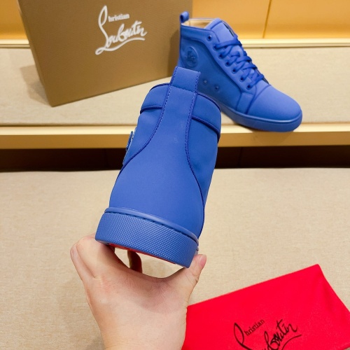 Cheap Christian Louboutin High Top Shoes For Men #1209931 Replica Wholesale [$80.00 USD] [ITEM#1209931] on Replica Christian Louboutin High Top Shoes