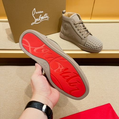 Cheap Christian Louboutin High Top Shoes For Men #1209934 Replica Wholesale [$85.00 USD] [ITEM#1209934] on Replica Christian Louboutin High Top Shoes