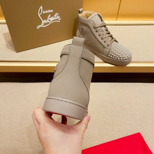 Cheap Christian Louboutin High Top Shoes For Men #1209934 Replica Wholesale [$85.00 USD] [ITEM#1209934] on Replica Christian Louboutin High Top Shoes