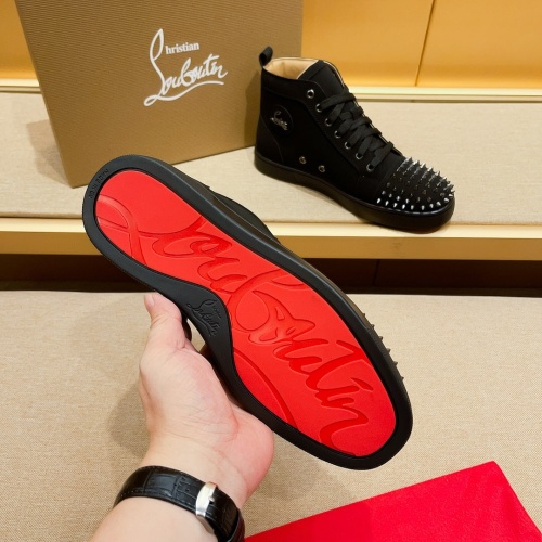 Cheap Christian Louboutin High Top Shoes For Men #1209936 Replica Wholesale [$85.00 USD] [ITEM#1209936] on Replica Christian Louboutin High Top Shoes