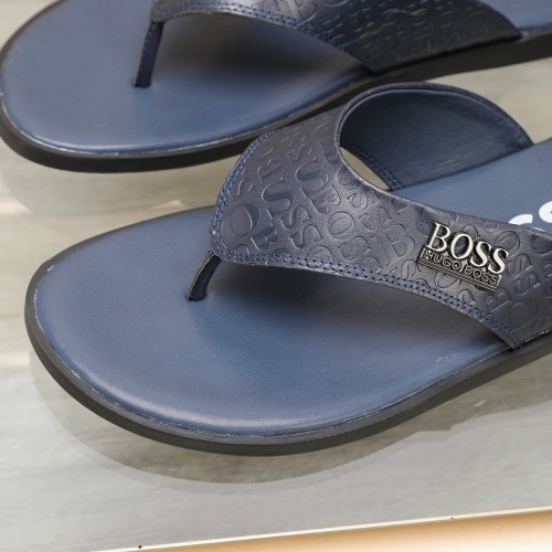 Cheap Boss Slippers For Men #1209938 Replica Wholesale [$64.00 USD] [ITEM#1209938] on Replica Boss Slippers