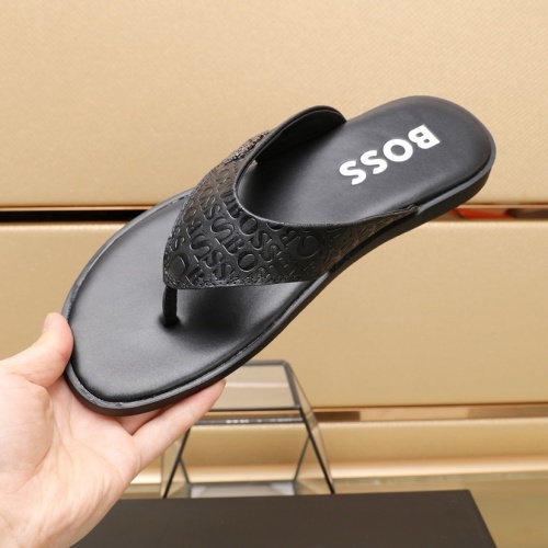 Cheap Boss Slippers For Men #1209939 Replica Wholesale [$64.00 USD] [ITEM#1209939] on Replica Boss Slippers