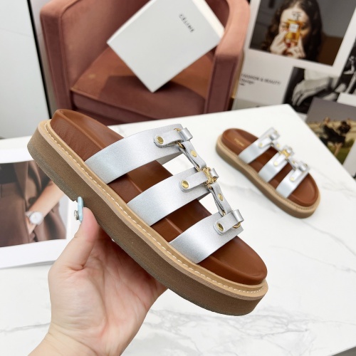 Cheap Celine Slippers For Women #1209940 Replica Wholesale [$85.00 USD] [ITEM#1209940] on Replica Celine Slippers