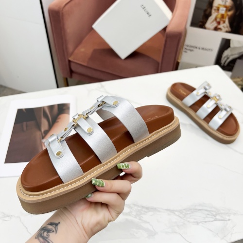 Cheap Celine Slippers For Women #1209940 Replica Wholesale [$85.00 USD] [ITEM#1209940] on Replica Celine Slippers