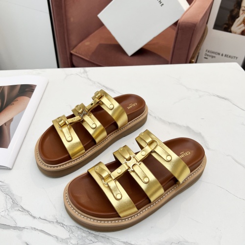 Cheap Celine Slippers For Women #1209941 Replica Wholesale [$85.00 USD] [ITEM#1209941] on Replica Celine Slippers