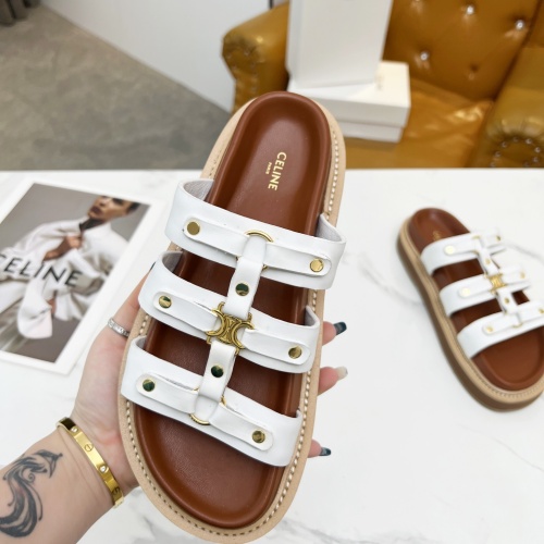 Cheap Celine Slippers For Women #1209942 Replica Wholesale [$85.00 USD] [ITEM#1209942] on Replica Celine Slippers