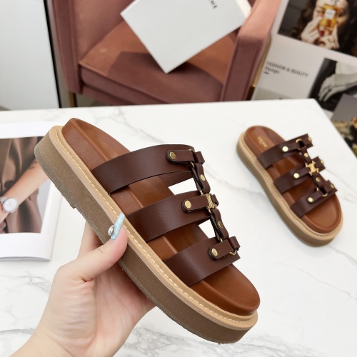 Cheap Celine Slippers For Women #1209944 Replica Wholesale [$85.00 USD] [ITEM#1209944] on Replica Celine Slippers