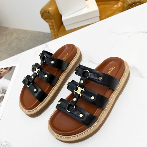 Cheap Celine Slippers For Women #1209945 Replica Wholesale [$85.00 USD] [ITEM#1209945] on Replica Celine Slippers