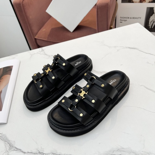 Cheap Celine Slippers For Women #1209946 Replica Wholesale [$85.00 USD] [ITEM#1209946] on Replica Celine Slippers