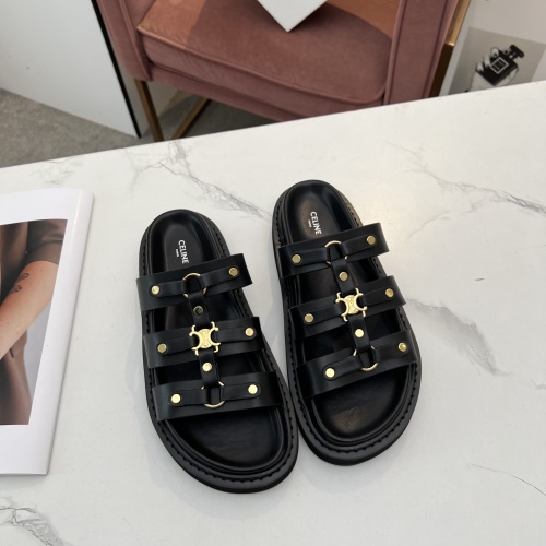 Cheap Celine Slippers For Women #1209946 Replica Wholesale [$85.00 USD] [ITEM#1209946] on Replica Celine Slippers