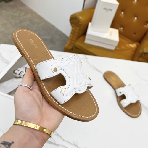 Cheap Celine Slippers For Women #1209949 Replica Wholesale [$85.00 USD] [ITEM#1209949] on Replica Celine Slippers