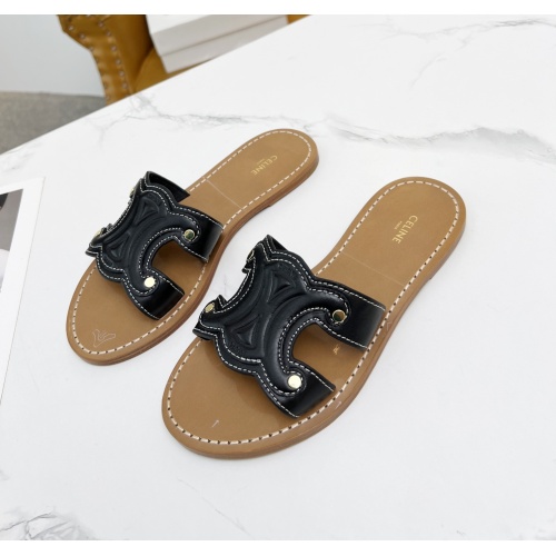 Cheap Celine Slippers For Women #1209950 Replica Wholesale [$85.00 USD] [ITEM#1209950] on Replica Celine Slippers