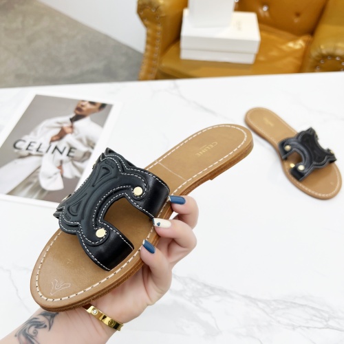 Cheap Celine Slippers For Women #1209950 Replica Wholesale [$85.00 USD] [ITEM#1209950] on Replica Celine Slippers