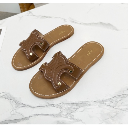 Cheap Celine Slippers For Women #1209951 Replica Wholesale [$85.00 USD] [ITEM#1209951] on Replica Celine Slippers