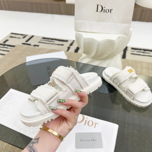 Cheap Christian Dior Slippers For Women #1209958 Replica Wholesale [$92.00 USD] [ITEM#1209958] on Replica Christian Dior Slippers