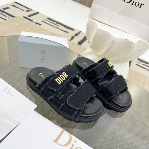 Cheap Christian Dior Slippers For Women #1209959 Replica Wholesale [$92.00 USD] [ITEM#1209959] on Replica Christian Dior Slippers